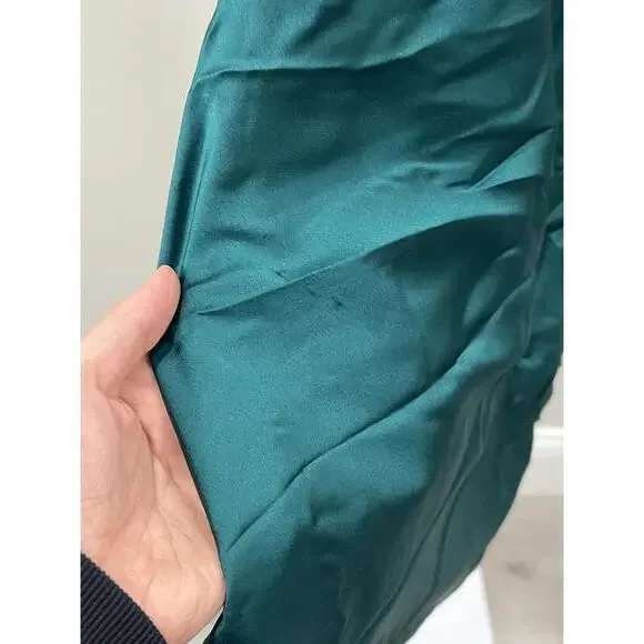 Show Me Your Mumu Jasmine Halter Mini Dress in Emerald Luxe - Picture 8 of 8